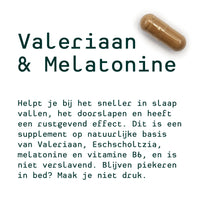 Metis Personalised Van Doortje (Valerian und Melatonin, Lactobacillus, Transit)